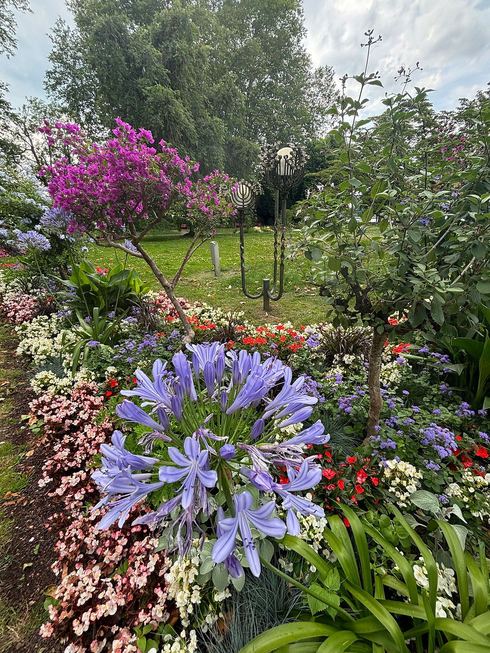 Beautiful gardens as you walk though the park to Lindau Island. Each one with aa slightly different theme