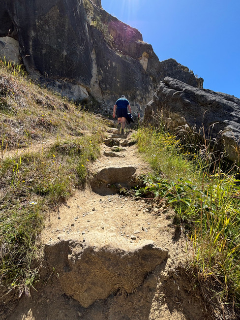 Upward Climb its steep