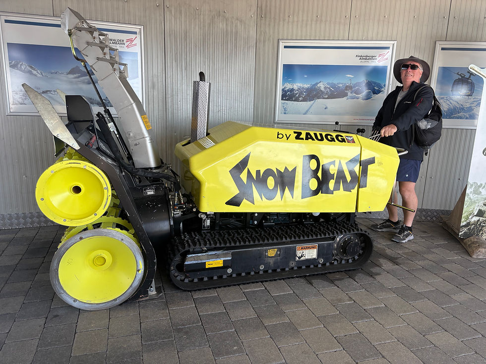 The Snow Beast for clearing the snow in winter