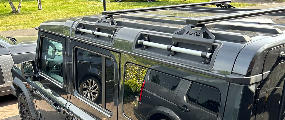 Our Grenadier with roof rails fitted