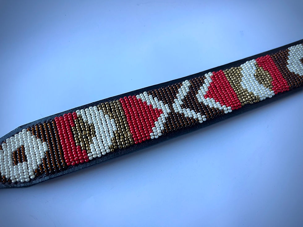 Thumbnail: Authentic African Kenyan Handmade Dog Collar