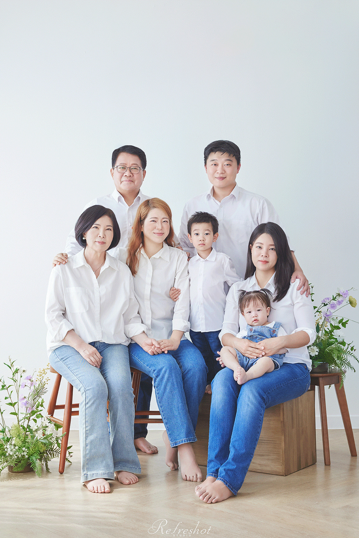 리프레쉬샷스튜디오 가족사진 자연광