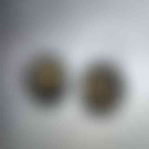 sterling silver and 22k gold keum boo earrings