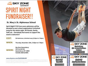 Spirit Night Fundraiser at Sky Zone