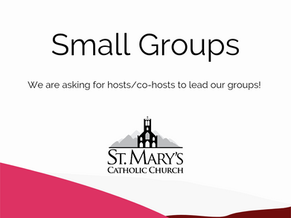 PACE Hours Offered for Small Group Hosting at St. Mary's Parish