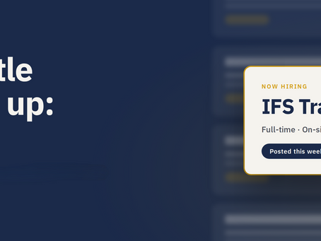 Why "IFS Trainer" Is Showing Up as Its Own Job Title