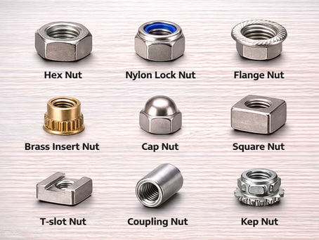 螺帽／螺母是什麼？為什麼要用 NUT？常見類型一次看懂