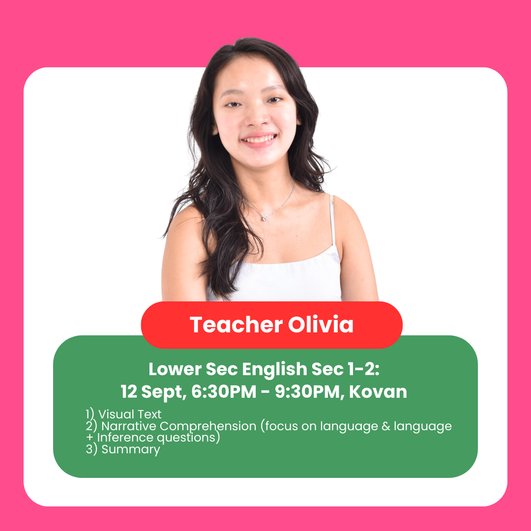 [Sec 1-2] Lower Sec English Sept EOY Revision - Kovan | OVERMUGGED