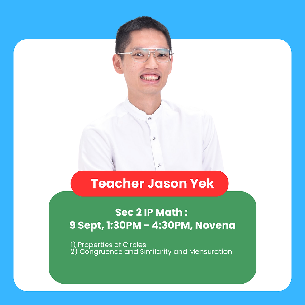 [Sec 2 IP] Math Sept EOY Revision - Novena 