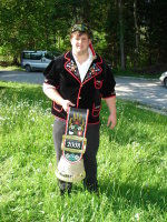 Alexander mit dem ersten Bergkranz