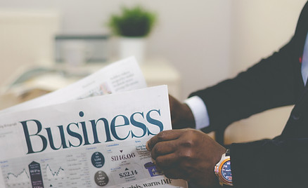 Business Newspaper Reading