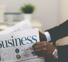 Reading Newspaper