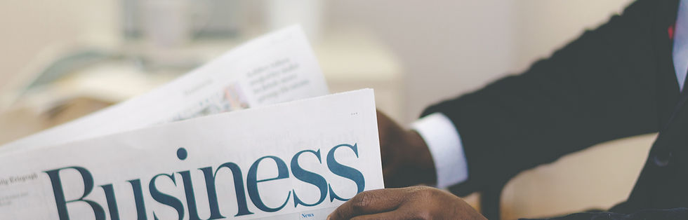 Reading Newspaper