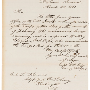 Union General Nathaniel Lyon