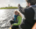 Driving at Devenish Island