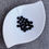 Thumbnail: Dainty Silver Black Onyx Coin Ring