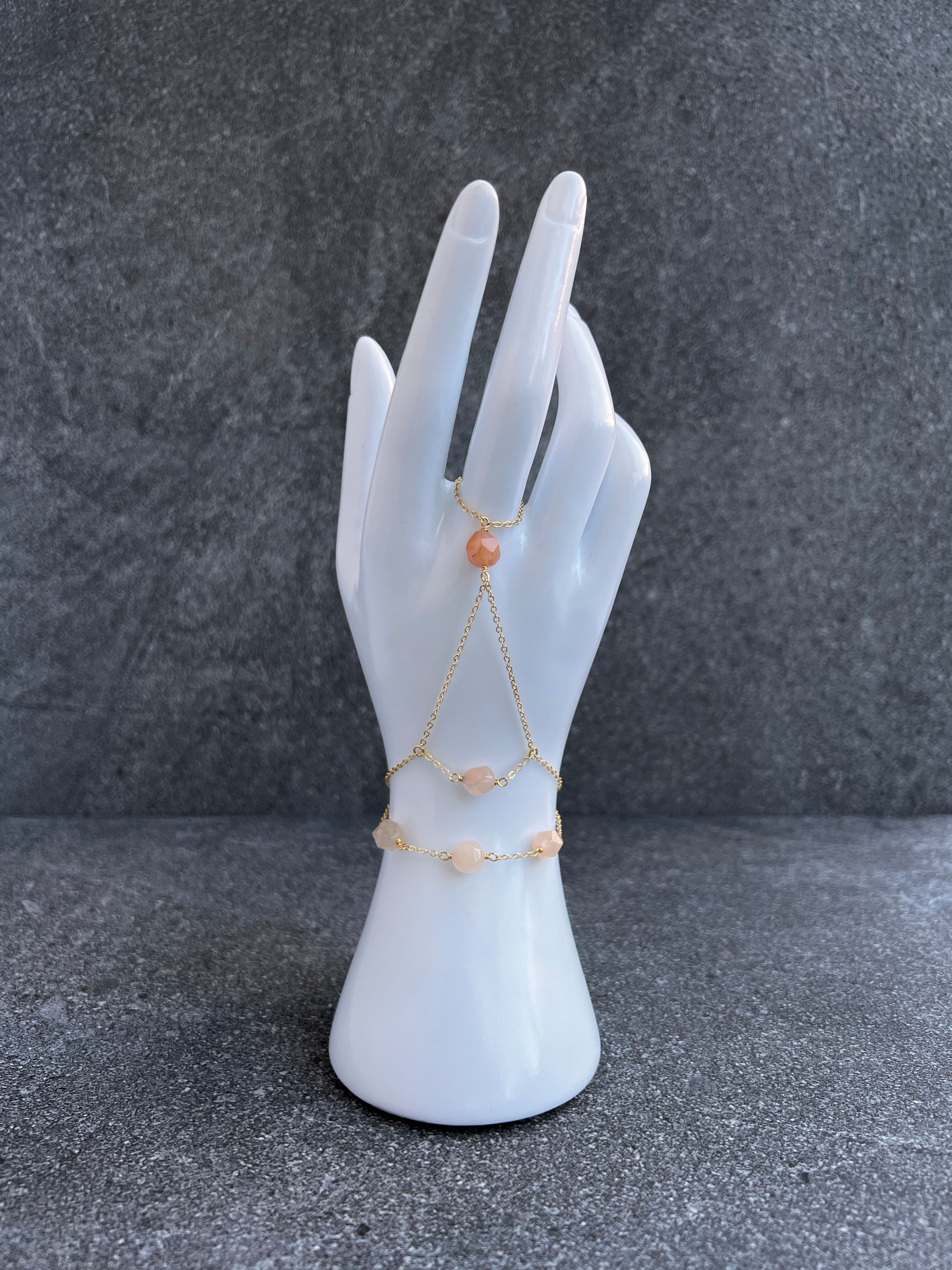 Pink Aventurine Hand Chain
