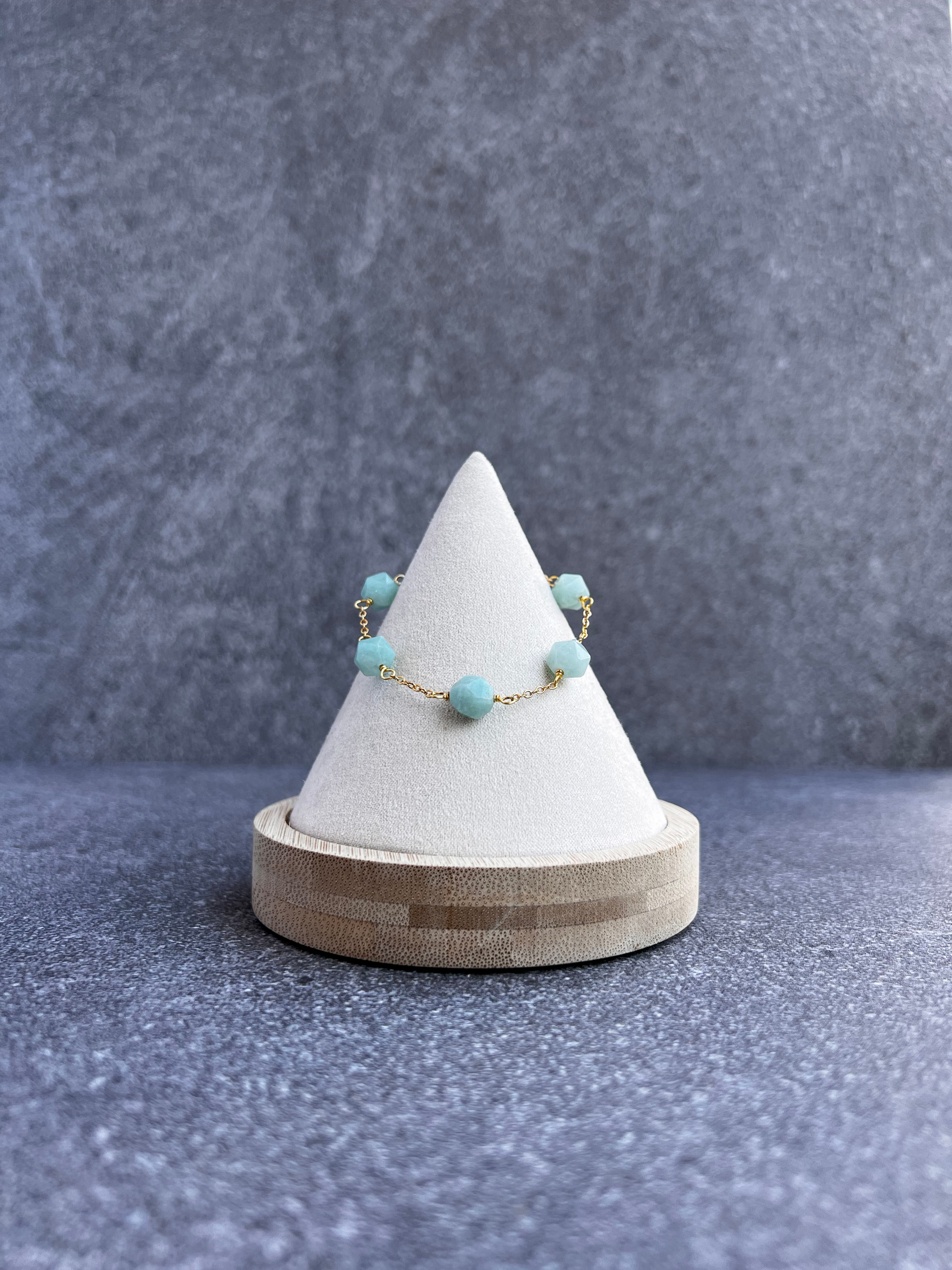 Burma Jadeite Five Stone Bracelet