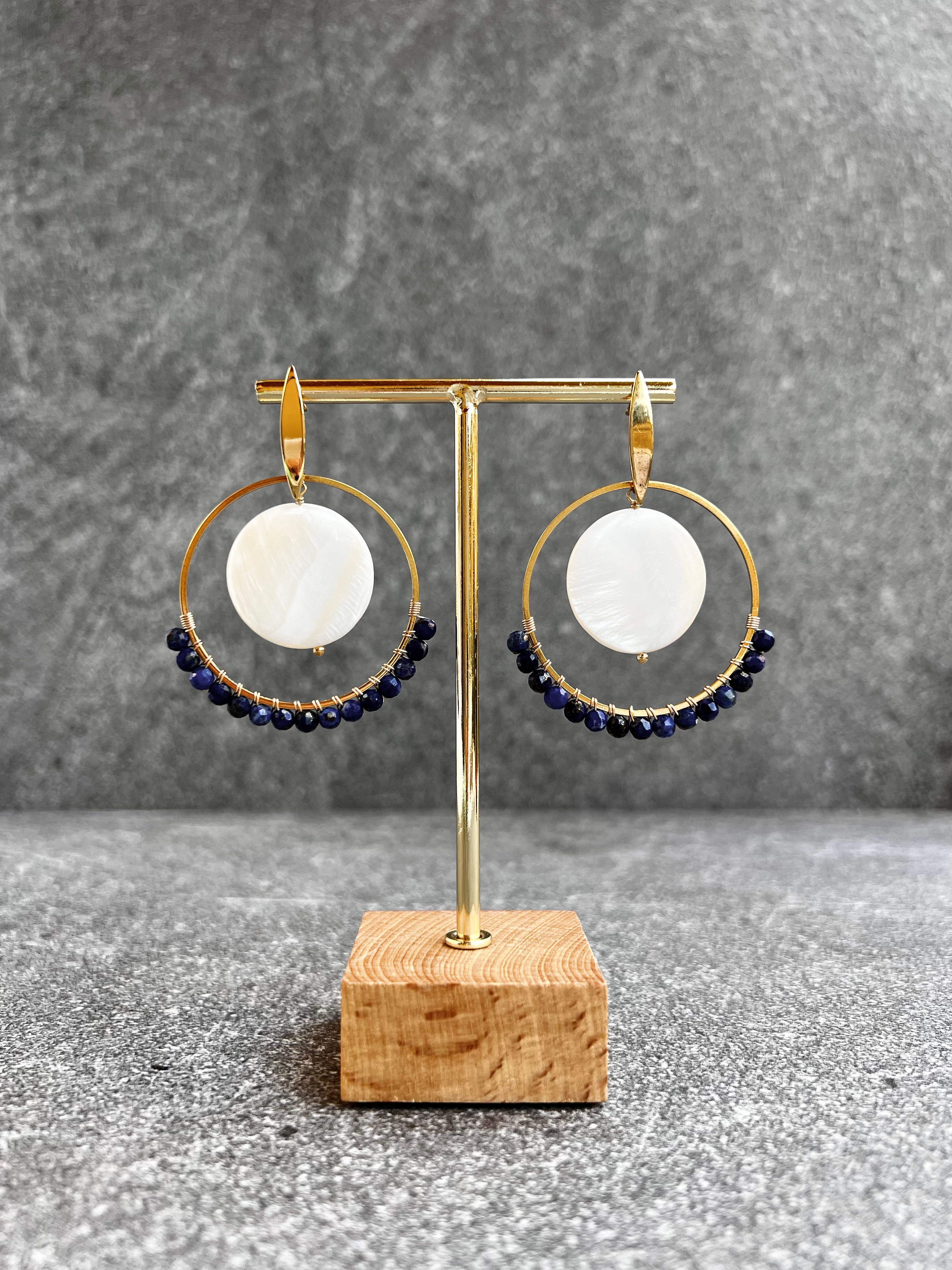 Lapis Lazuli Beach Babe Earrings