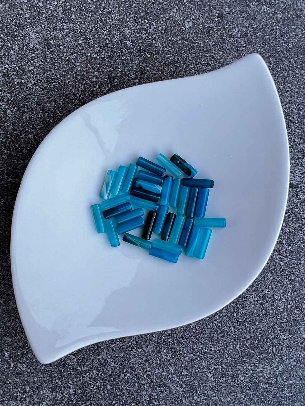 Thumbnail: A Touch of Blue Stripe Agate