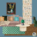 Eclectic living room mood board by Vera Duerinckx