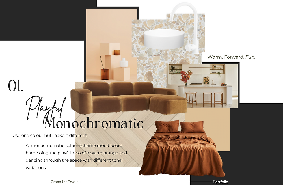 Portfolio example IDI student Grace McErvale