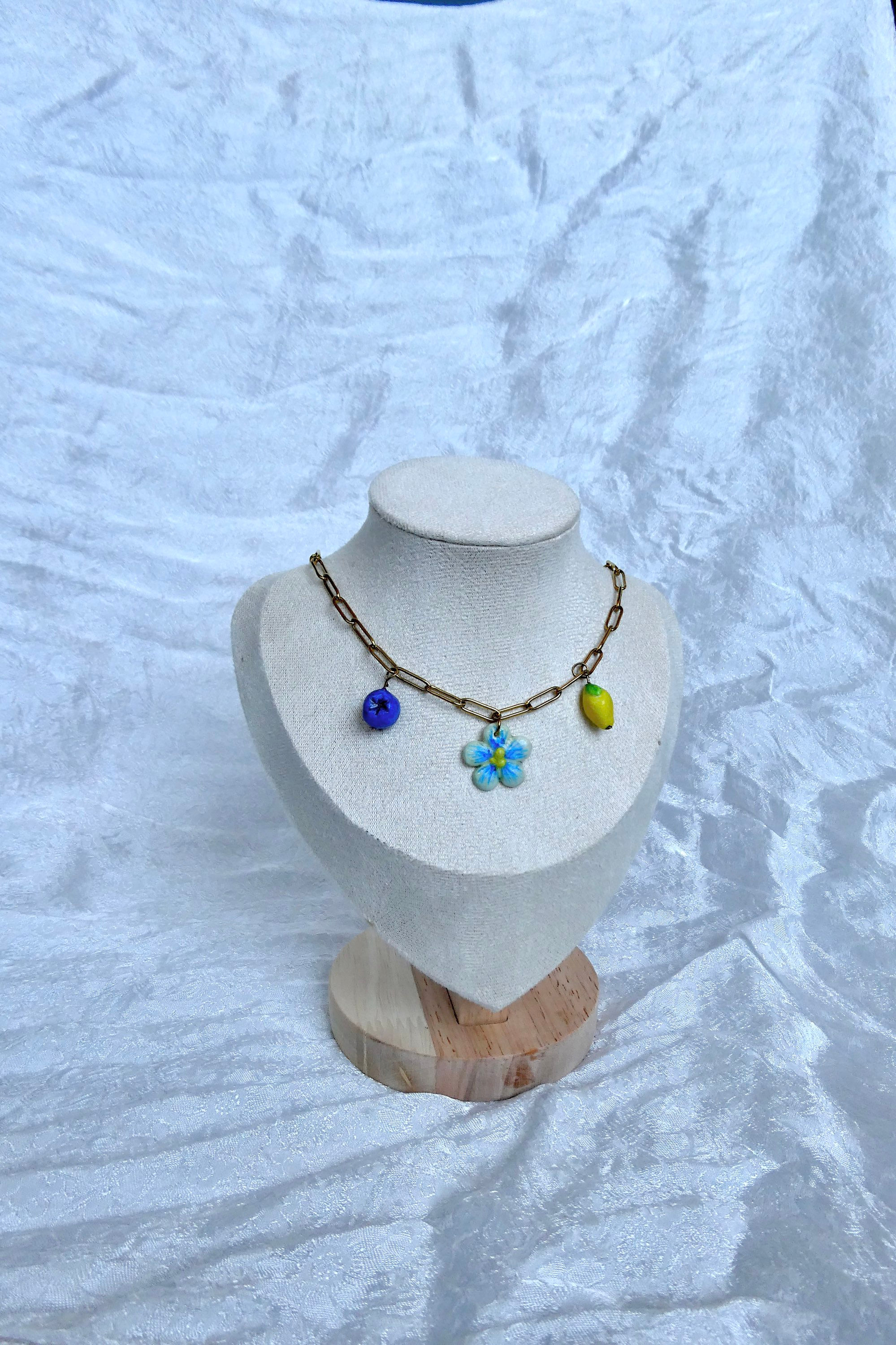 Collier blue Blossom
