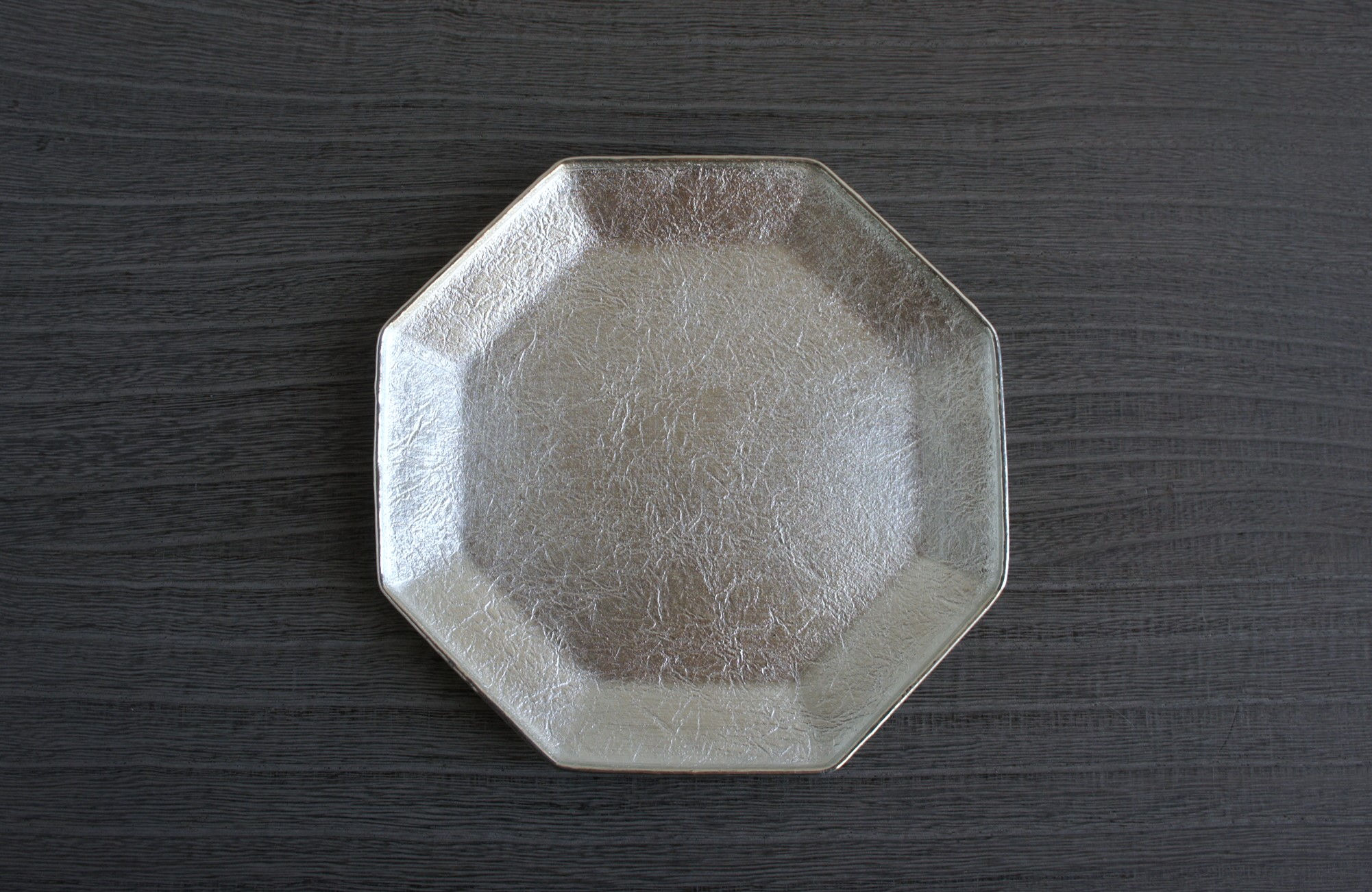 高光太郎　錫　八角皿