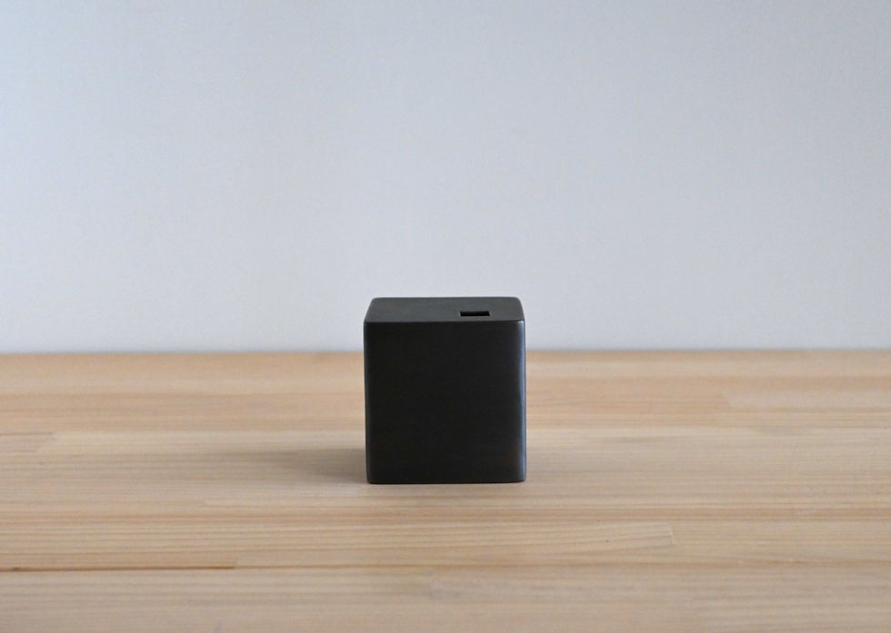サムネイル： 高光太郎　銅花器　CUBE　茶