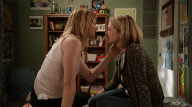 kissing lesbians