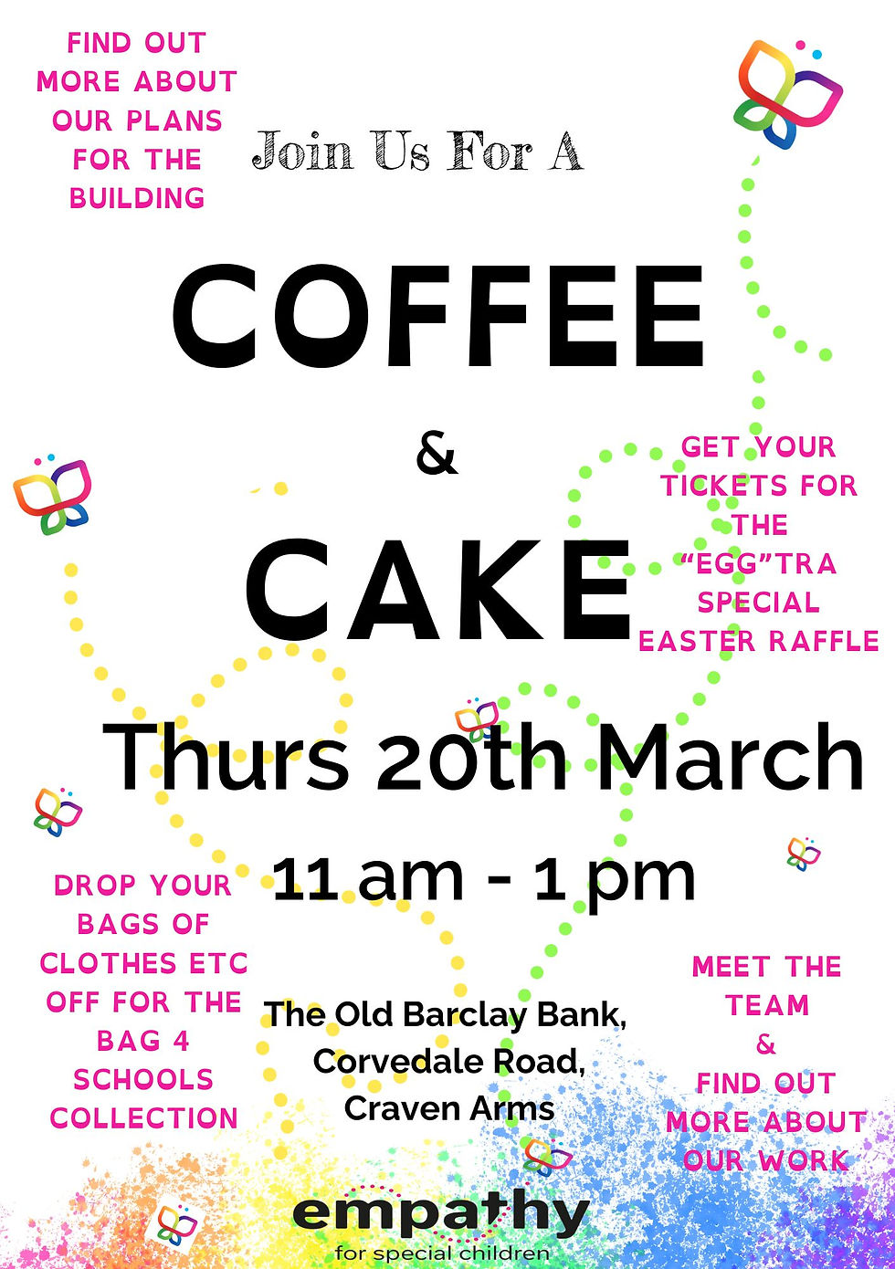 Coffee and Cake - Craven Arms