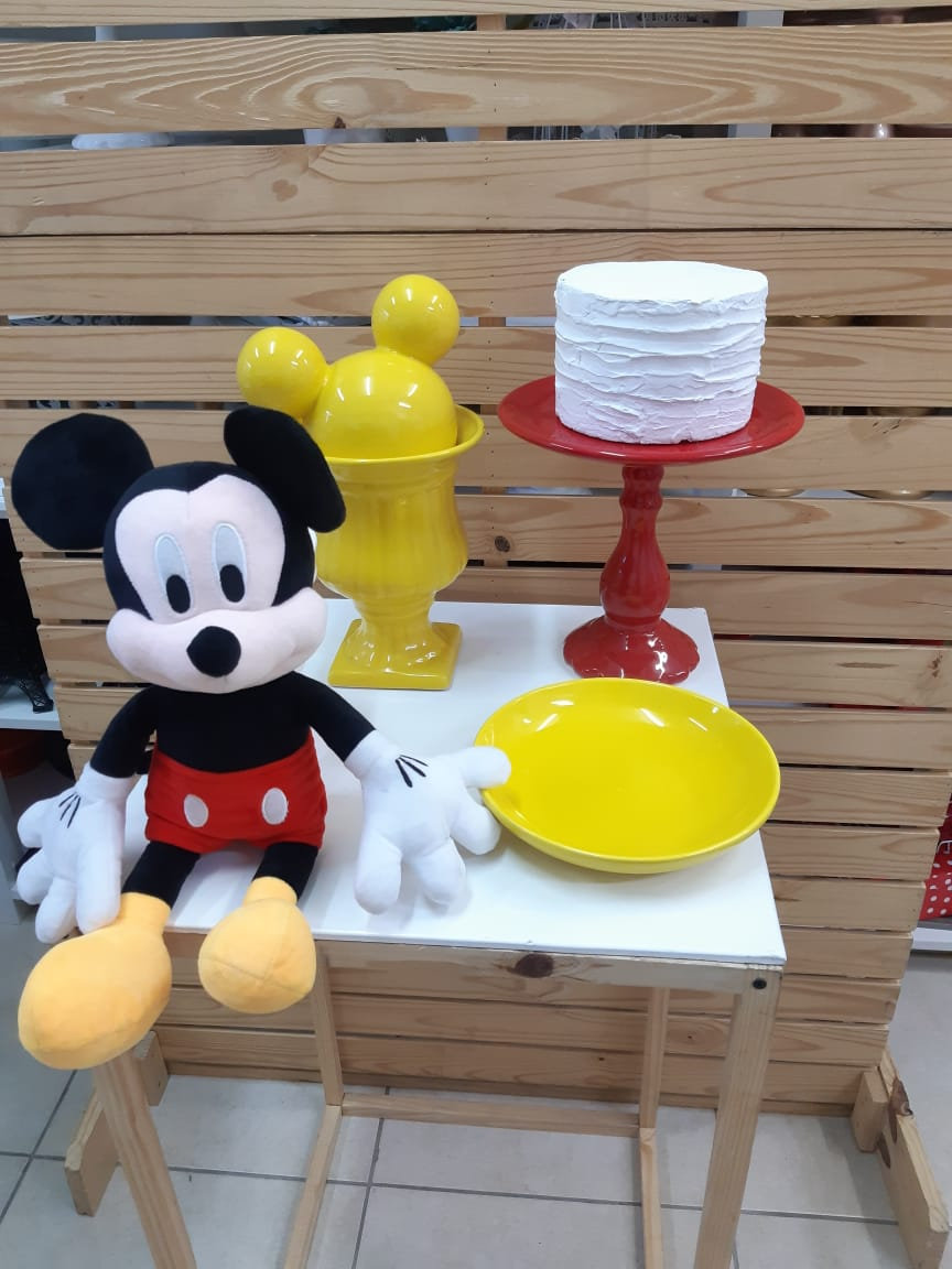Decoração de maternidade com tema do Mickey