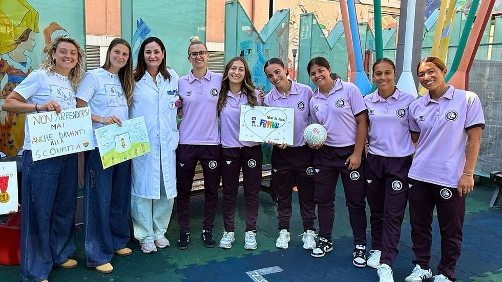 “HOLA” E TERNANA WOMEN: EMOZIONI E SORRISI AL BAMBINO GESÙ