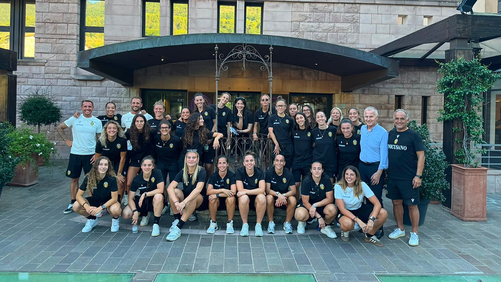 IL SINDACO DI ASSISI IN VISITA AL RITIRO DELLA TERNANA WOMEN