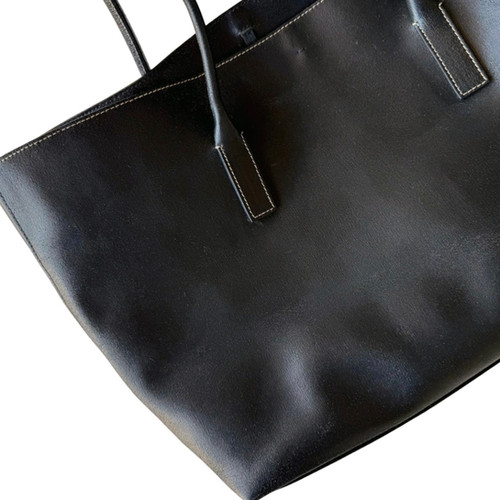 バッグ 00s PRADA VITELLO CHIC LEATHER TOTE BAG Prada // Black Vitello Daino Tote Bag – VSP Consignment