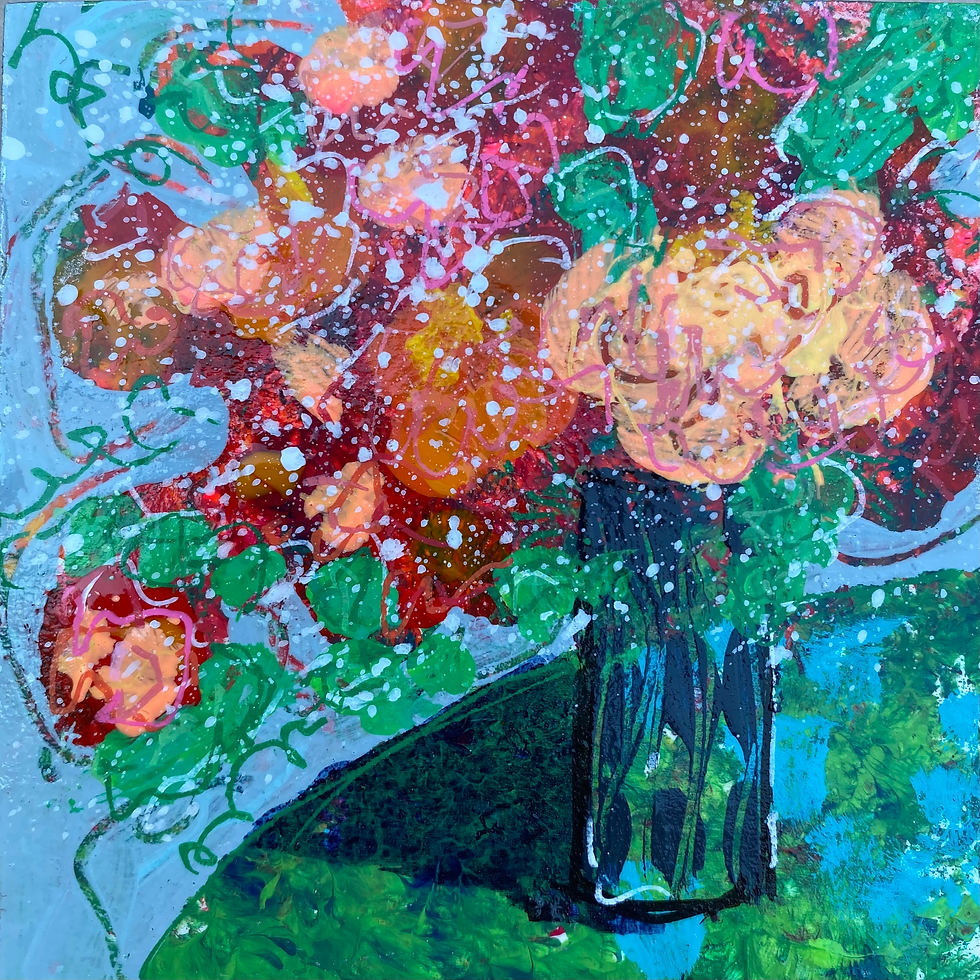 “Diane" 4” x 4” x 1” cradle board