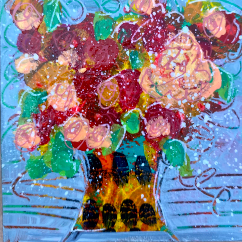 “Michele" 4” x 4” x 1” cradle board