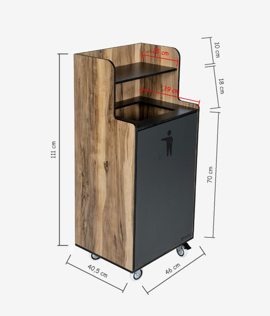 sorting cabinet outdoor 1 bin dimensions