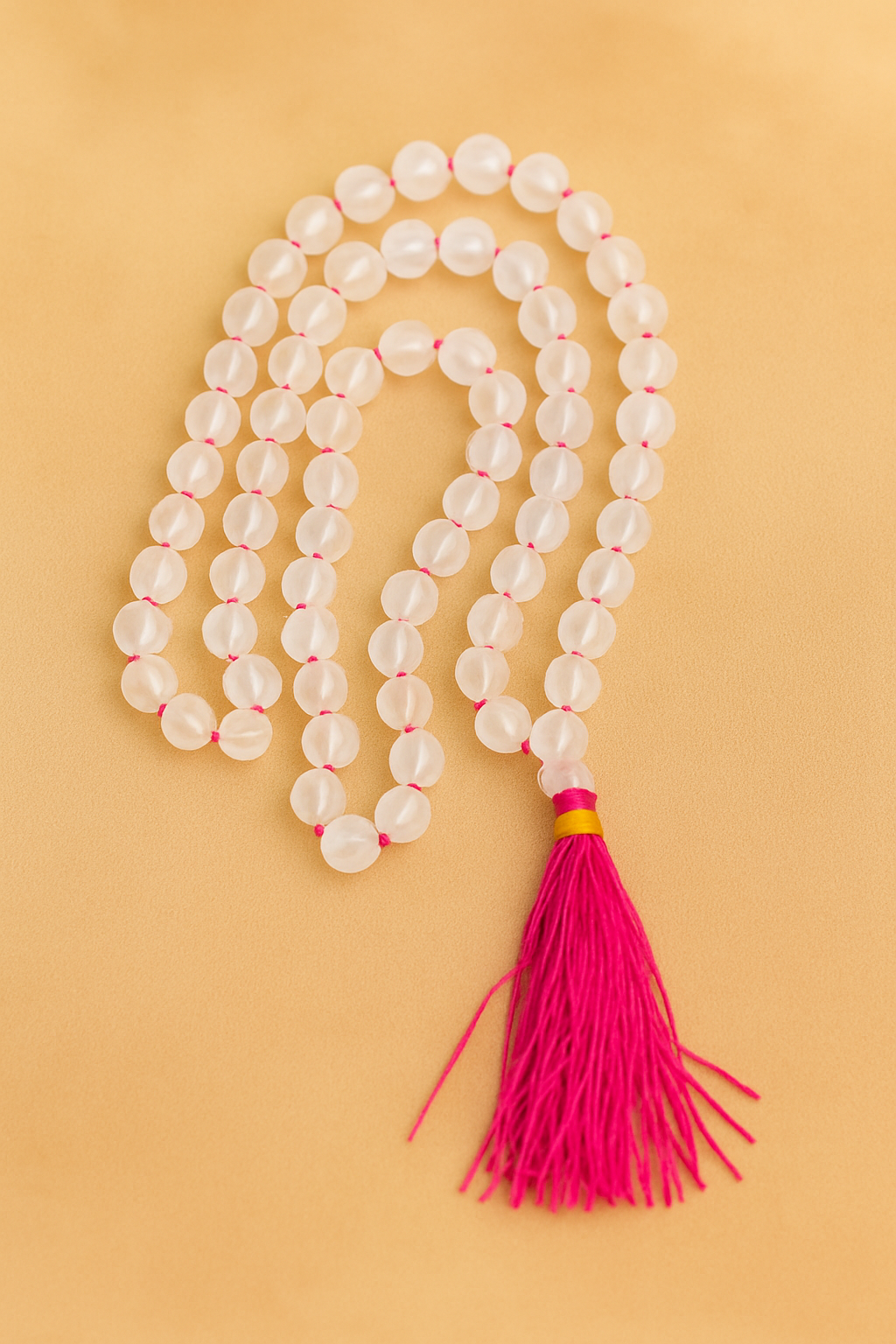 Selenite Jap Mala