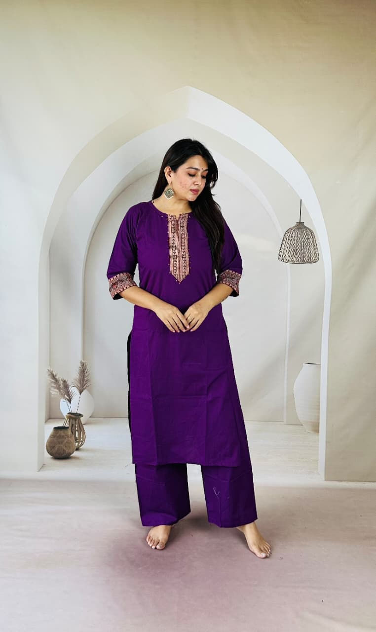 Pure gramthi cotton cord set