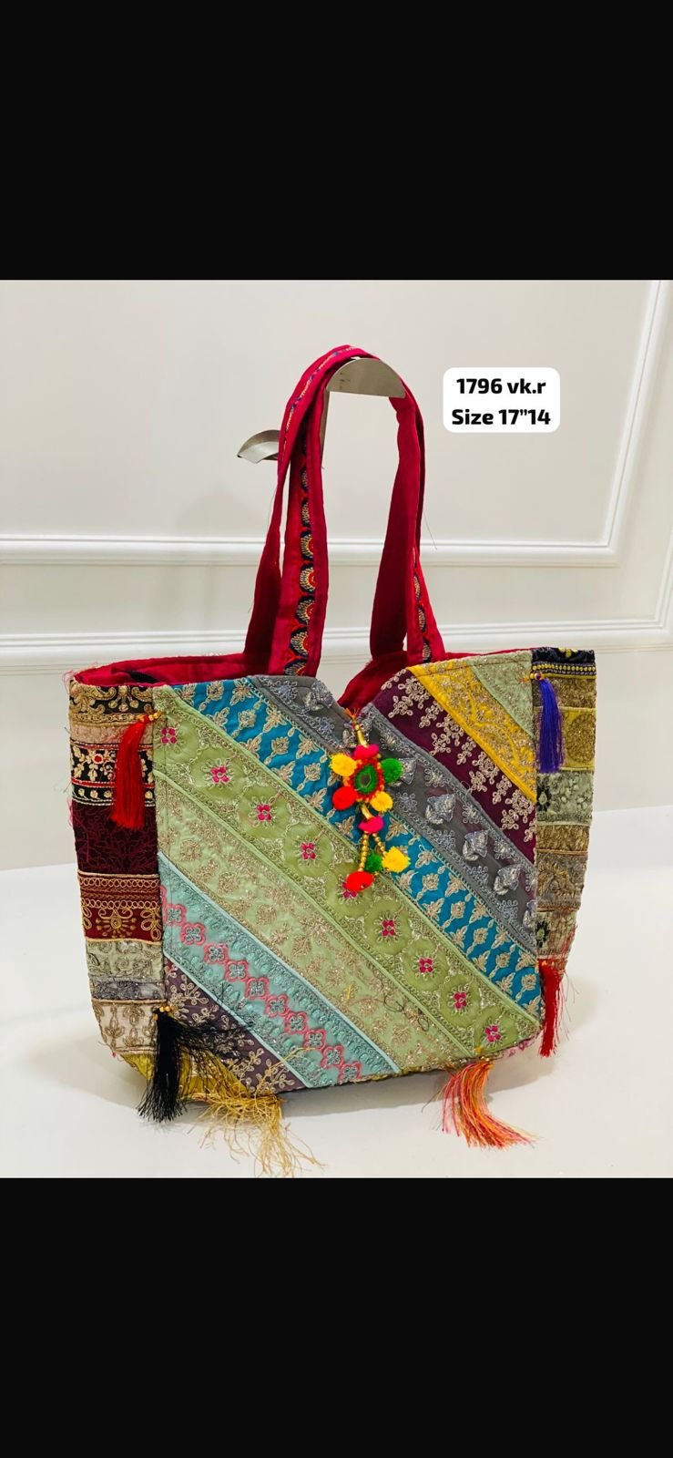 Thumbnail: Colorful tote bag