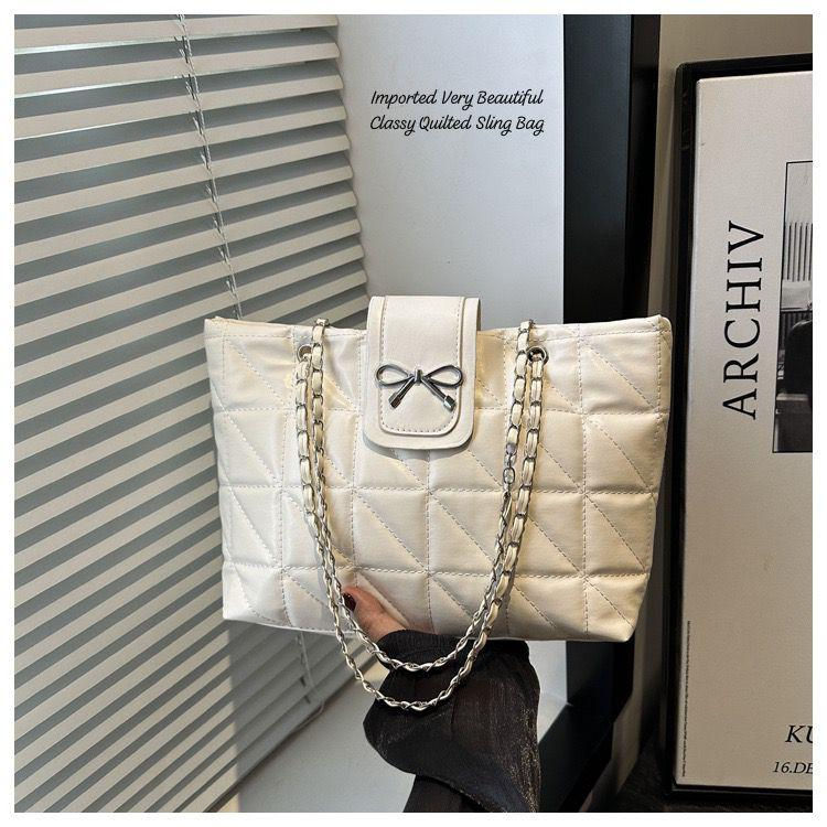 Thumbnail: Beautiful & Classy Quilted Big Sling Bag