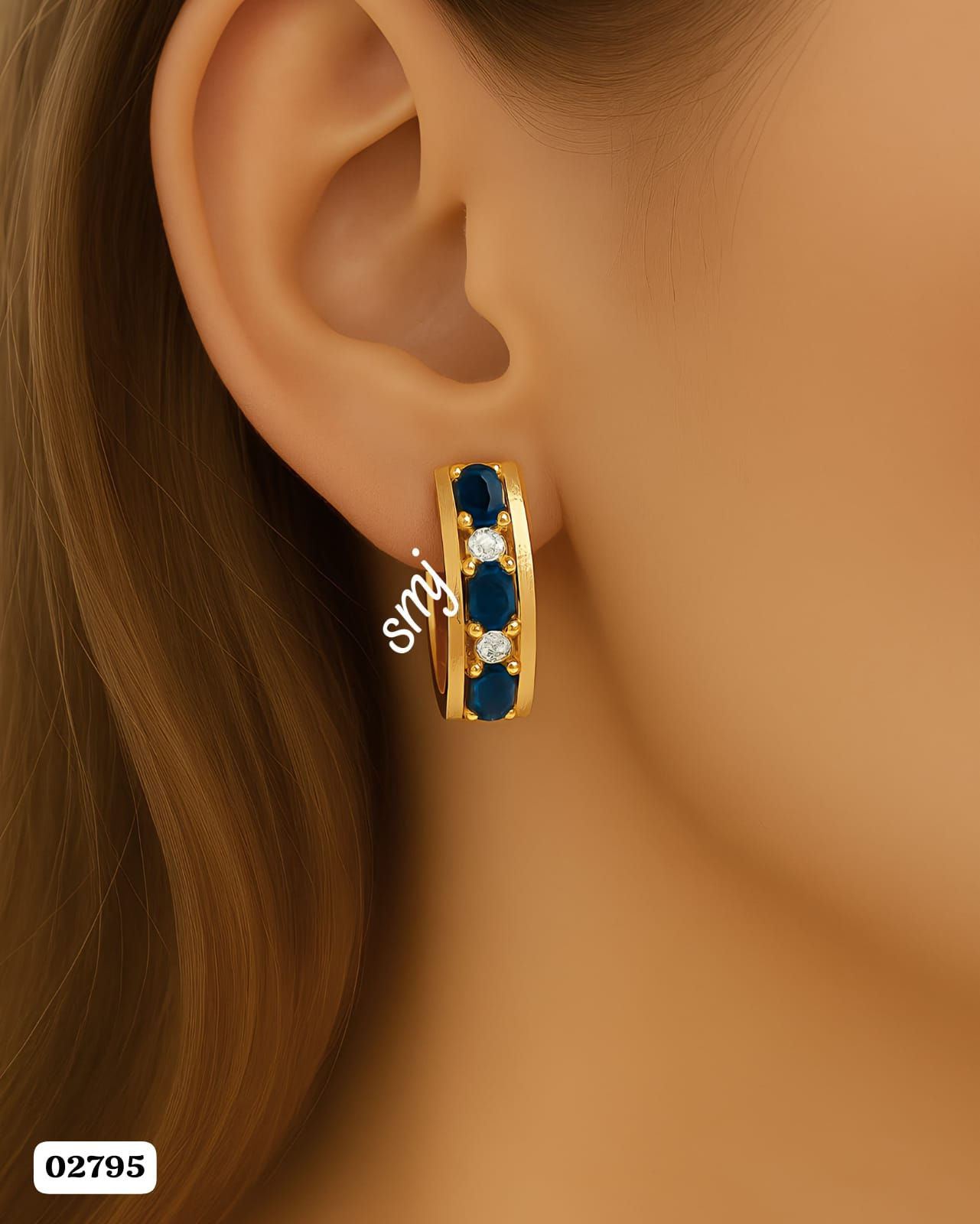 Xuping french hoop earrings