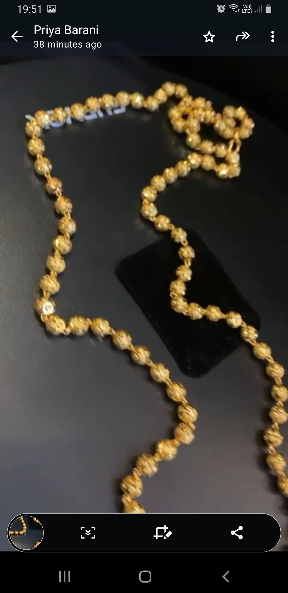 Thumbnail: Gold bead chain