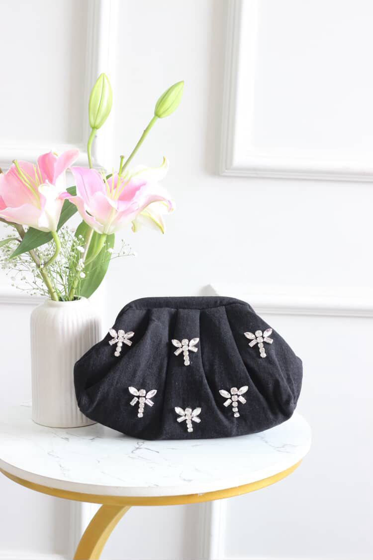 Thumbnail: Crystals On Denim Bags