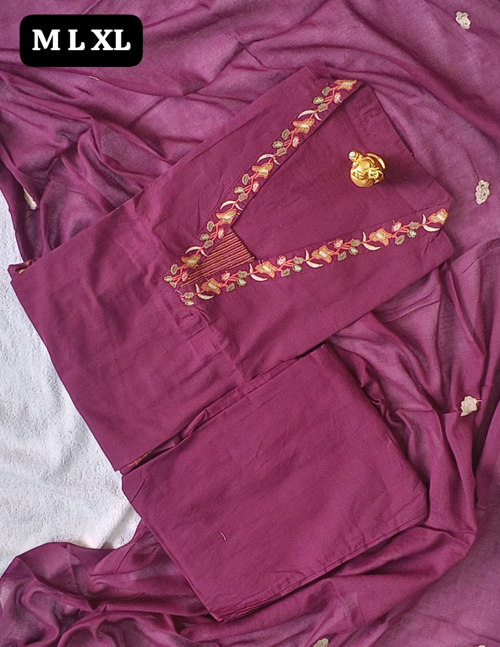 KURTI WITH DUPATTA PANTS SET