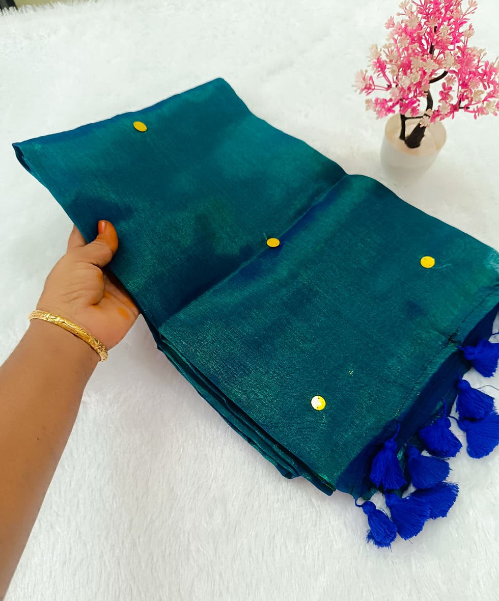 Thumbnail: TISSUE GINI KHADHI SAREES
