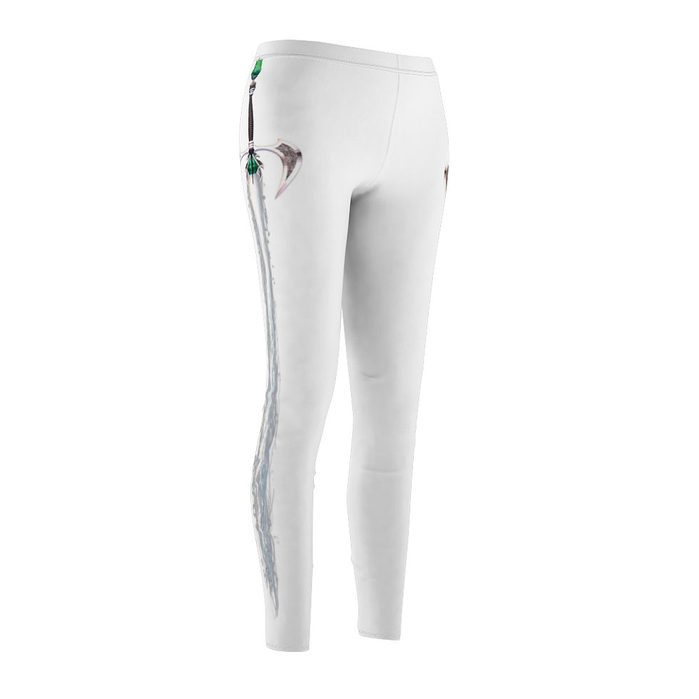 Thumbnail: "Sword" Women's Cut & Sew Casual Leggings