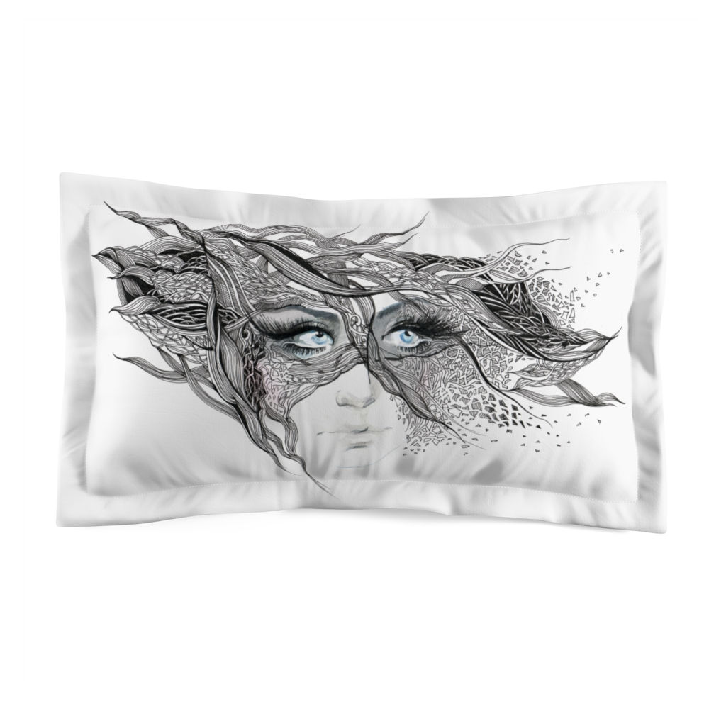 "COLOR ME BLUE" Microfiber Pillow Sham