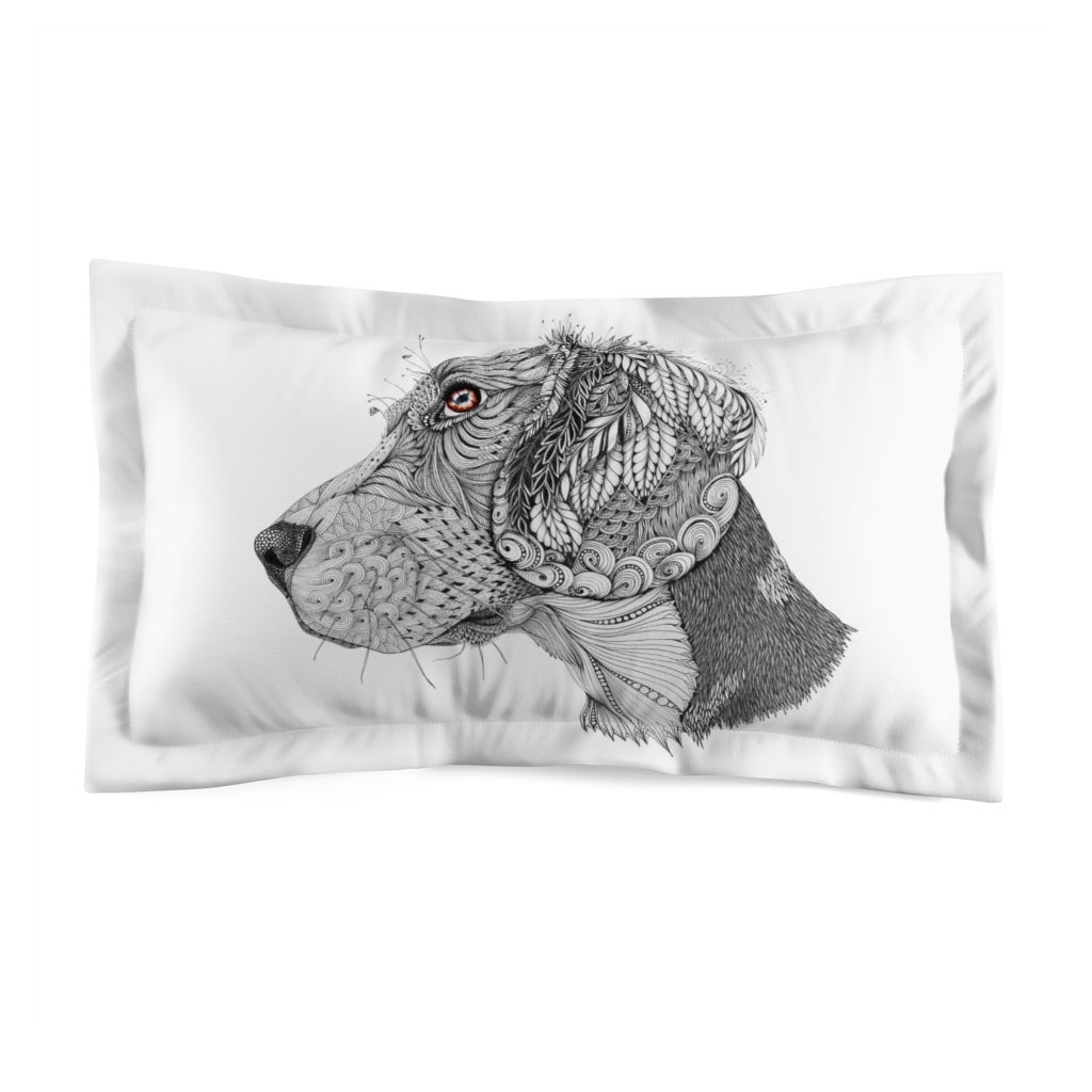 "COLOR ME BEST FRIEND" Microfiber Pillow Sham